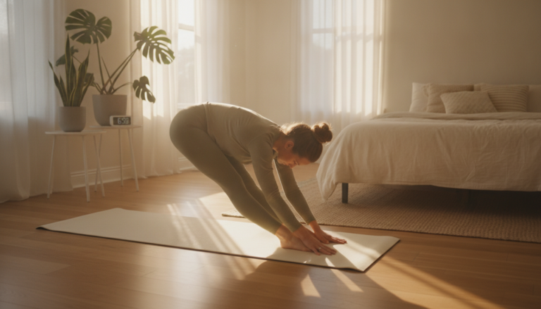découvrez une mini routine d'étirements de 5 minutes au réveil pour délier efficacement votre dos et vos hanches, améliorer votre mobilité et bien commencer la journée.