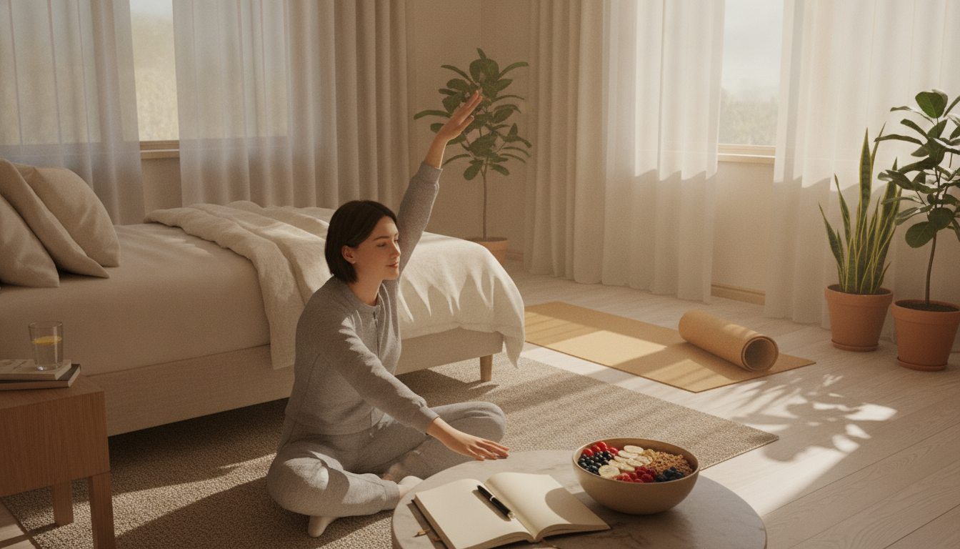 découvrez 6 habitudes réalistes pour une routine bien-être du matin qui vous aide à mieux gérer votre journée et à rester en forme naturellement.